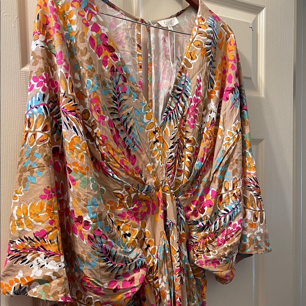 ODDY Colorful Floral Women's Top